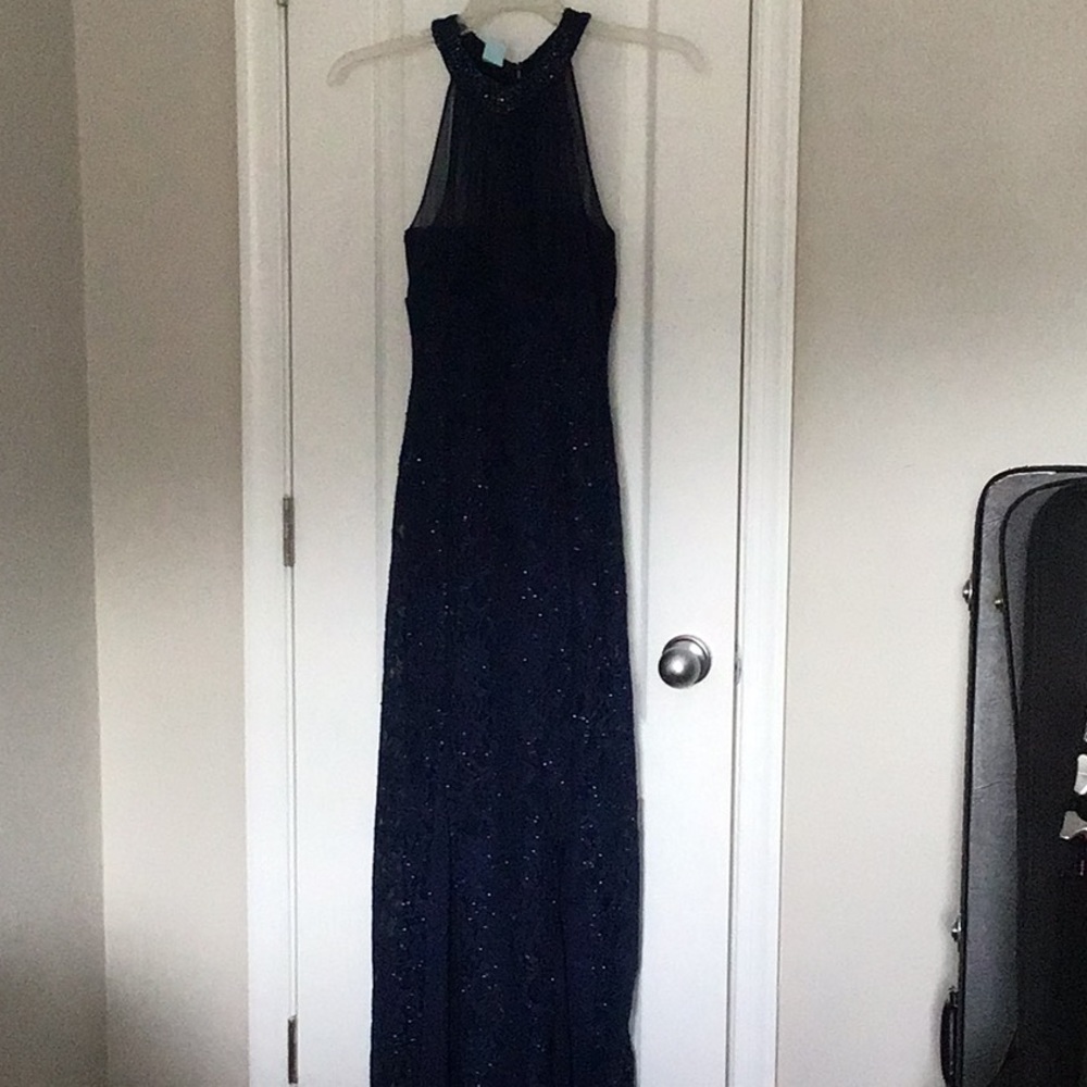 Blue dress for prom